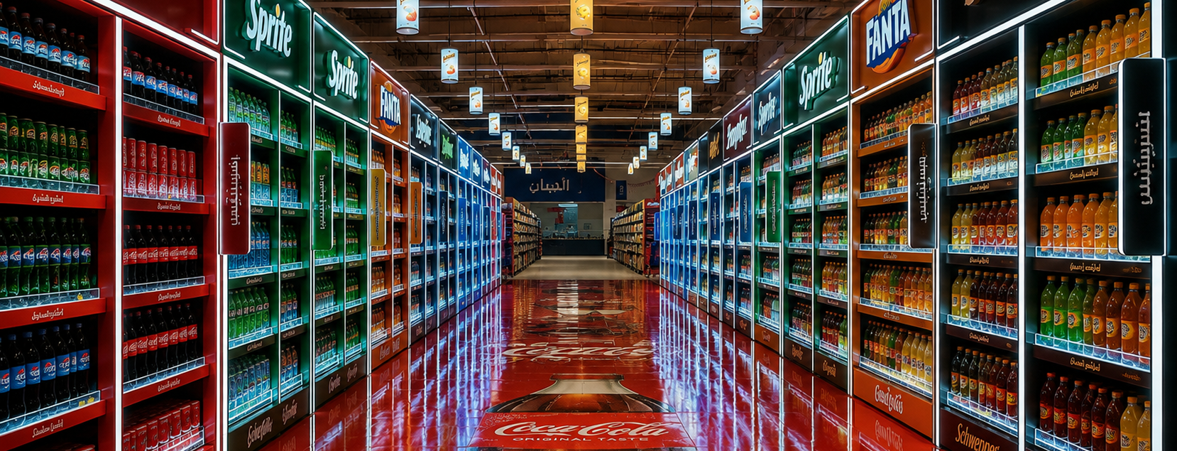 BrandAid Cocacola Home shelves