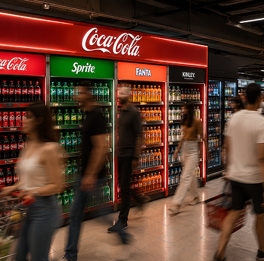 BrandAid Cocacola Home shelves