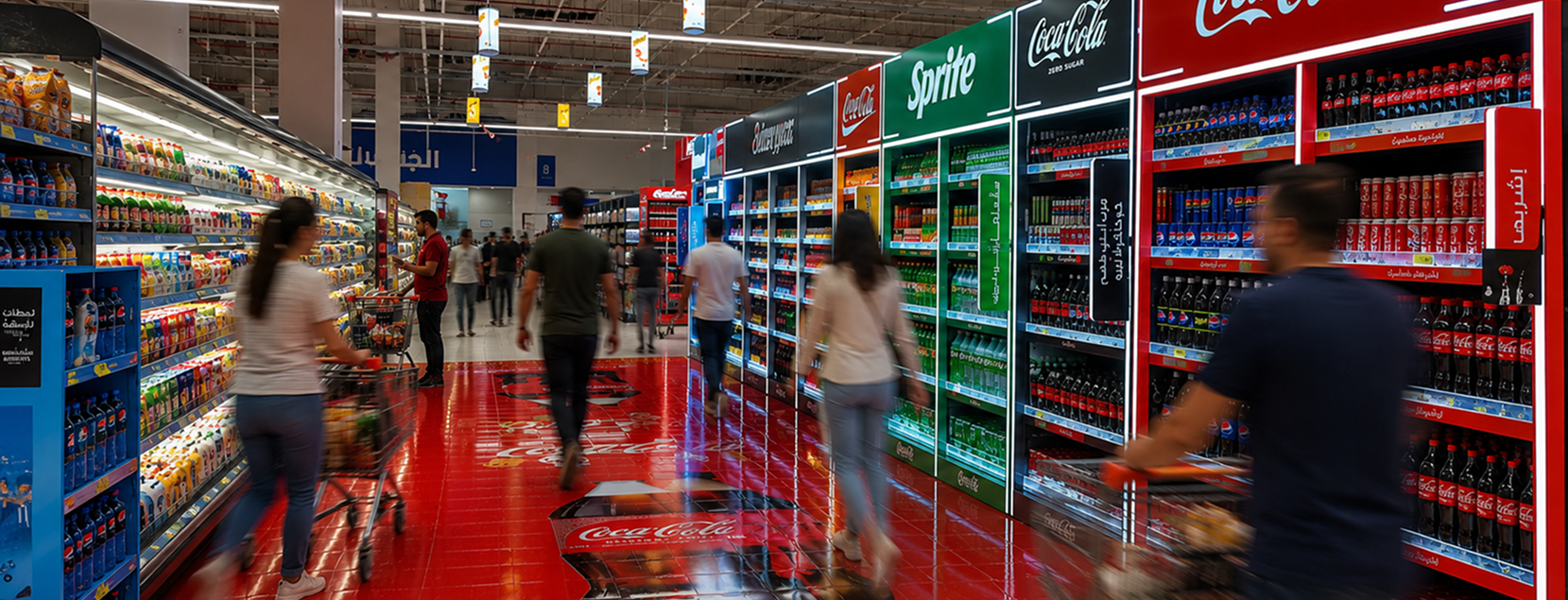 BrandAid Cocacola Home shelves