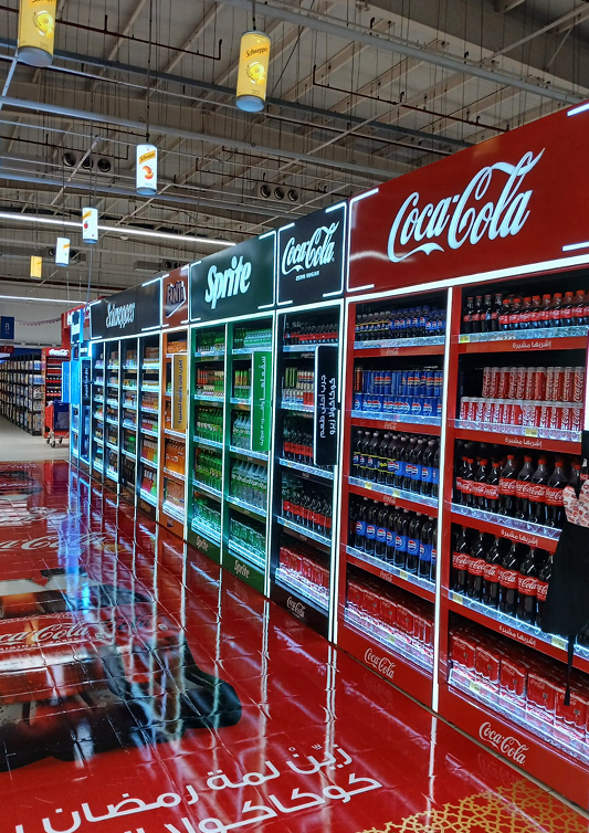BrandAid Cocacola Home shelves