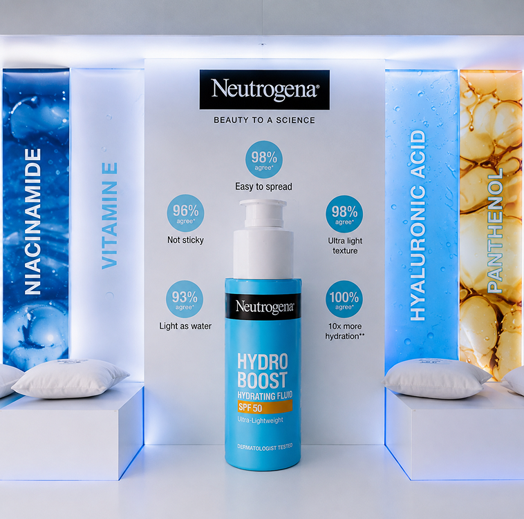 Brandaid x Neutrogena hydro boost spf event