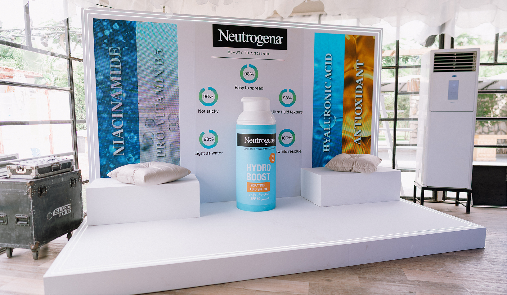 Brandaid x Neutrogena hydro boost spf event